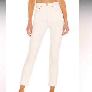 Re/Done 90s High Rise Ankle Crop Jeans 26